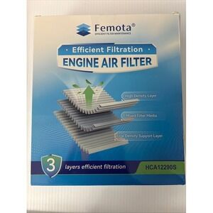 Femora HCA12290S Engine Air Filter - Brand New In Box